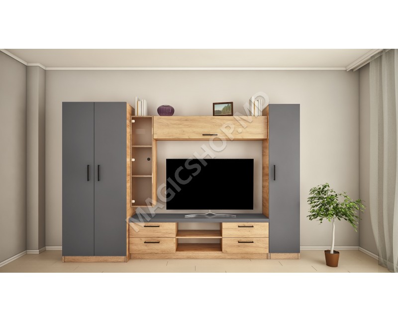 Living Elena -Z cu sticla (ТV-1,5m) 3,0m